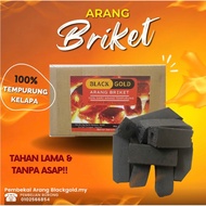 20KG BORONG ARANG BRIKET PETAK BBQ BRIQUETTE