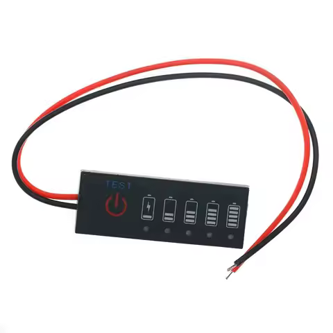 3.7V-72V Lithium Battery Power Detection Lamp Board 12V Lead-acid Battery Lithium Iron Phosphate Pow