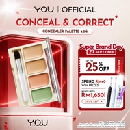 YOU Cloud Touch Correcting Concealer Palette 4.8g Color Corrector Cream for Blemishes, Dark Circles 