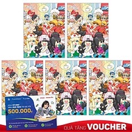 Combo 5 Tập Sinh Viên Kẻ Ngang 100 Trang ĐL 80g/m2 - FAHASA - Lớp Học Mật Ngữ (Mẫu Màu Giao Ngẫu Nhi