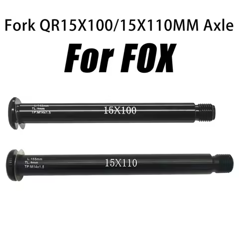 Bicycle Thru-axle Front Fork Thru Axle For FOX SC32/34/36 15QR 100/110*15mm Bicycle Quick Release Bl