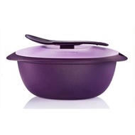 Tupperware Bekas Hidang dengan Senduk Purple Royale 3 Liter