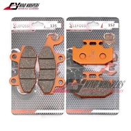 Motorcycle Front Rear Brake Pads For Kawasaki KX 125 250 KX125/250 89-93 KDX 200 KDX200 93-94 KDX 20