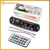 xo94bsby Wireless  5.0 9V-12V MP3 WMA Decoder Board Car Audio USB TF FM Radio Module Color Screen MP