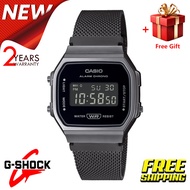Đồng hồ Casio Nam A168WEMB-1B Bảo hành 2 năm - Pin trọn đời