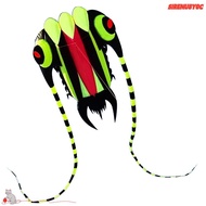 SIRENU8Y0C Parafoil Kite, Lightweight Structure 30m String  Kite, Foldable Soft Fabric  Design Outdo