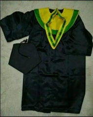 baju wisuda anak (baju topi samir kalung)/ baju toga wisuda / baju toga anak / baju toga wisuda anak