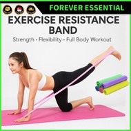 (FOREVER ESSENTIAL) Yoga Resistance Bands Elastic Fitness Stretch Band Rubber Exercise Belt for Work