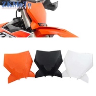 Motorcycle Front Number Plate Plastic Cover Para Sa KTM SX SXF XC XCF XCW XCFW EXC EXCF 125-5