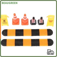 BEAUGREEN Model RC Car Accessories, Plastic Miniature RC Car Scene Accessories, Durable Portable Cli