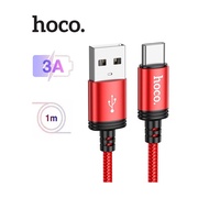 Hoco X89 Type-C charging cable 3A fast charging data transmission parachute cord for Android 1M long