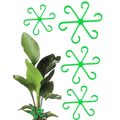 4PCS Plant Stem Holder Climbing Plant Stem Holders Hooks Garden Support Clips for Alocasia Monstera 