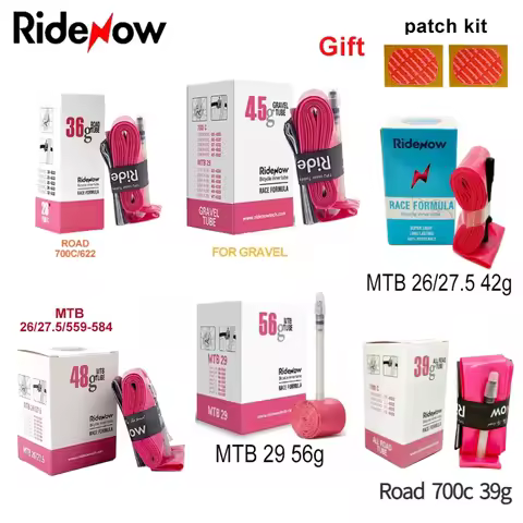RideNow TPU MTB Bicycle Inner Tube 700Cx18C 23C 25C 28C 32C 35C 37C 38C 40C Gravel Ultralight Inner 