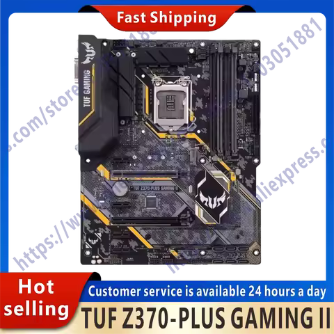 Used TUF Z370-PLUS GAMING II original desktop computer Z370 Z370M DDR4 motherboard LGA 1151 USB3.0 S
