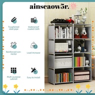 AINSEAOWWT 5-Tier Book Shelf, Vertical Space-Saving 8 Cube Storage, Book Organize Multifunctional Fr
