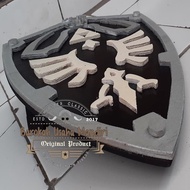 mainan pedang kayu perisai zelda || cosplay wooden shield zelda BW
