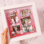 3d box frame with frame 15x21, 15x15, 20x20, suitable for handmade home decoration