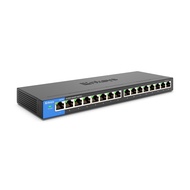 Linksys LGS116 16 Port Gigabit Unmanaged Network Switch - Home / Office Ethernet Switch Hub with Met