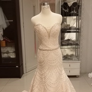 The Wedding boutique Mermaid Gown Gaun Pengantin Nude Hak Milik Second