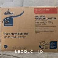 Anchor Unsalted Butter 25 Kg | Mentega Tawar Anchor Karton 25 Kg