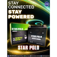 STAR POLO BATTERY BATTERI 6N4 6V YB3L-B 12V YTZ5 YTZ6 YTZ7 YB5L-B 12N6.5 12N9 YB9 YTX12A YTZ10 YTX7L