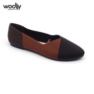 Woolly Vera Brown Flats Shoe