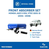 SACHS Shock Absorber Front Set Honda Jazz iDSi (GD1 - 3) (2001 - 2008) | 318 929_930