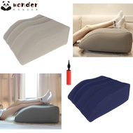 WONDER Knee Cushion, Swelling Relief Swelling Hip Foot Inflatable Leg Pillow, Portable Flocking Trap