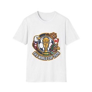 FIFA World Cup 2026 Trophy Logo T-Shirt| Canada USA Mexico mascot