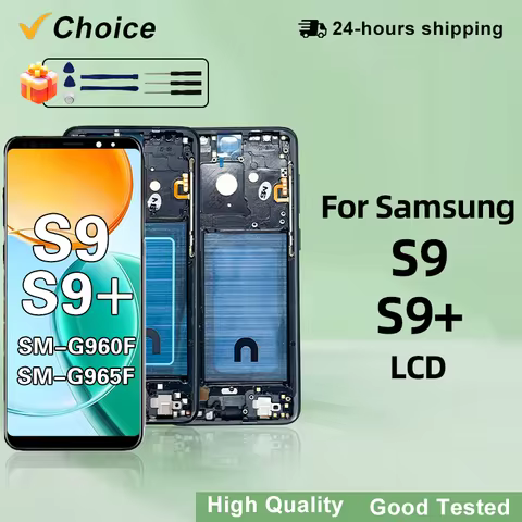 New Test 5.8" TFT For Samsung Galaxy S9 S9 Plus Display Touch Screen Digitizer Assembly For SC-02K S