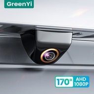 Greenyi กล้องที่จอดรถสำหรับ kamera spion รถยนต์เลนส์สีทองความละเอียดสูงเต็ม170 ° การมองเห็นได้ในเวลากลางคืนถอยหลัง AHD Fisheye