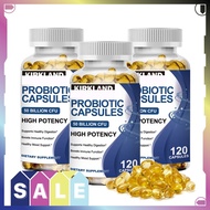 KIRK Probiotic Capsules 50 Billion CFU + Prebiotic For Intestinal Function