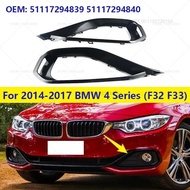 For 2014-2017 BMW 428i 428iX 430i 430iX 435i 435iX 440i 440iX (F32 F33) Fog Light Grill Grille Cover
