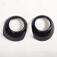 ฝาครอบภายในรถยนต์สำหรับ Honda Jazz 2008 2009 2010 2011 2012 2013 GE คาร์บอนไฟเบอร์สวิตช์พวงมาลัยหน้า