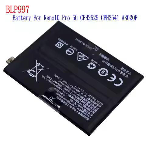 1x BLP997 2x2300mAh Replacement Battery For Reno10 Pro 5G CPH2525 CPH2541 A302OP Phone Batteries