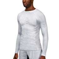 Ranked BJJ Rash Guard for Men Long Sleeve