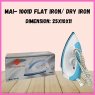 MAI - 1001D FLAT IRON / DRY IRON/PLANTSA/PLANTSA NG DAMIT/FLAT IRON