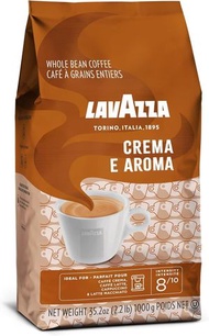 Lavazza Caffè Crema e Aroma 意大利太陽醇香中烘咖啡豆1kg 【平行進口】（新舊包裝隨機發送）