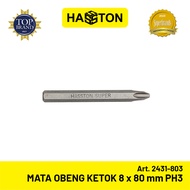 Hasston Mata Obeng Ketok 8x80mm PH3/Impact Drivers Long Bits(2431-803)