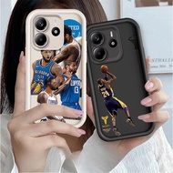 Casing NBA Phone For Redmi Note 14 4G 5G Cute Cartoon Silicone NBA Shockproof Cover TPU Case