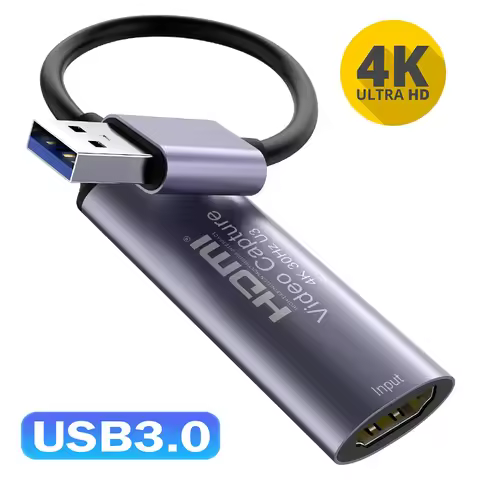 4K HDMI Video Capture Card YUY2 1080P 60FPS HDMI to USB3.0 Type-C Video Recording Card Gaming Live S