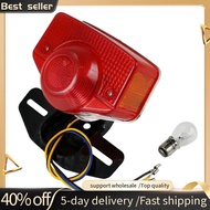 Motorcycle Brake Tail Light Tail Light Assembly with Bulb for  CT70 CT90 CT125 XL70 CL70 CL90 Jialin