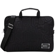 Marc Jacobs Nylon Jumbled Logo Workwear Laptop Bag in Black 4S4SCP001S02