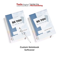 TWINDIGITAL NOTEBOOK AGENDA CUSTOM NOTEBOOK - SOFTCOVER NOTEBOOK