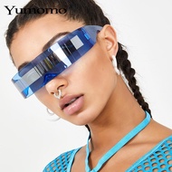 【CW】 Futuristic Wrap Around Sunglasses Designer - Fashion Aliexpress
