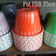 PBB 25cm Plastic Pot for flower plants