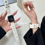 Suitable for Apple Watch S10 Generation Apple Watch9 Strap Nail Iwatch876se Leather Female Fashion