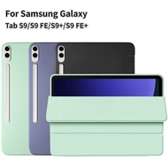 Art M83J Samsung Galaxy Tab S9 Tab S9 FE Tab S9 Plus Tab S9 FE Plus Trifold Case Smart Cover Auto Lock