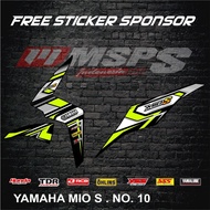 MIO S STICKER STRIPING CODE 10
