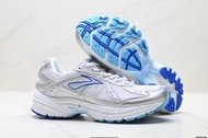 Brooks布魯克斯 Adrenaline GTS 10 緩震馬拉松氮氣慢跑鞋 白藍